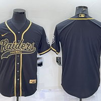 Men's Las Vegas Raiders Black Game Blank Jersey1