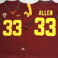 Men's USC Trojans Marcus Allen #33 Cardinal Alumni Player Game Jersey