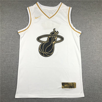 Men's Miami Heat Dwyane Wade #3 White Swingman Player Jersey1