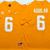 Men's Tennessee Volunteers Joey Aguilar #6 Orange Game Jersey