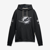Men's Miami Dolphins Black 2026 Salute to Service Sideline Dri-FIT Pullover Hoodie