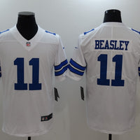 Men's Dallas Cowboys Cole Beasley #11 White Game Jersey1