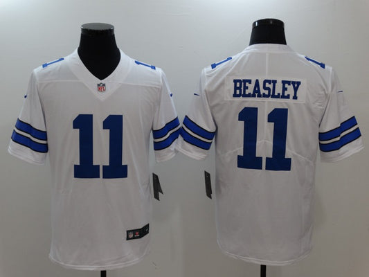 Men's Dallas Cowboys Cole Beasley #11 White Game Jersey1
