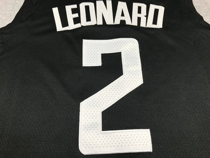 Men's LA Clippers Kawhi Leonard #2 Black 2022/23 Statement Edition Swingman Jersey1