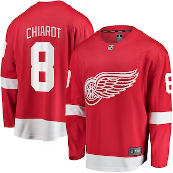 Men's Detroit Red Wings Ben Chiarot #8 Red Home Breakaway Player Jersey1