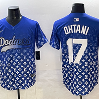 Men's Los Angeles Dodgers Shohei Ohtani #17 Royal Alternate Game Player Jersey