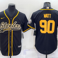 Men's Pittsburgh Steelers T.J. Watt #90 Black Vapor F.U.S.E. Limited Jersey1 Joint edition
