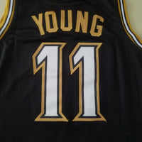 Men's Atlanta Hawks Trae Young Black Swingman Player Jersey1 - City Edition
