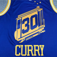 Men's Golden State Warriors Stephen Curry Blue 2020/21 Jersey1 - Classic Edition