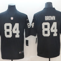 Men's Las Vegas Raiders Antonio Brown #84 Black Game Jersey1