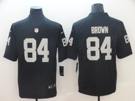 Men's Las Vegas Raiders Antonio Brown #84 Black Game Jersey1