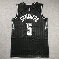 Men's Orlando Magic Paolo Banchero #5 Black 2023/24 Swingman Jersey1 - City Edition