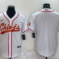 Men's Kansas City Chiefs White Blank Jersey1