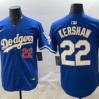 Men's Los Angeles Dodgers Clayton Kershaw #22 Royal Alternate Limited Jersey