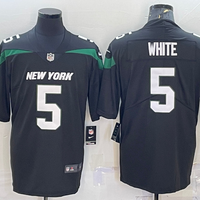Men's New York Jets Mike White #5 Black Game Jersey1