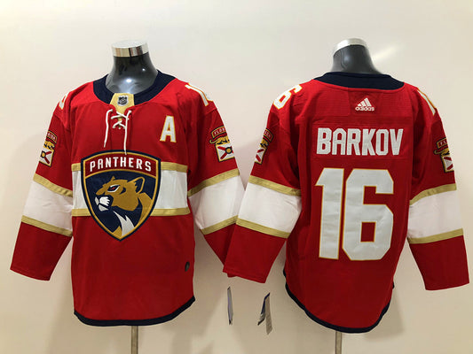 Men's Florida Panthers Aleksander Barkov #16 Red Home Breakaway Player Jersey1