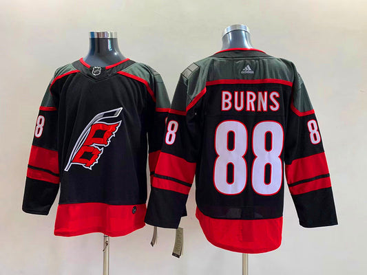 Men's Carolina Hurricanes Brent Burns #88 Black Player Jersey1
