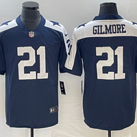 Men's Dallas Cowboys Stephon Gilmore #21 Navy Player Jersey1