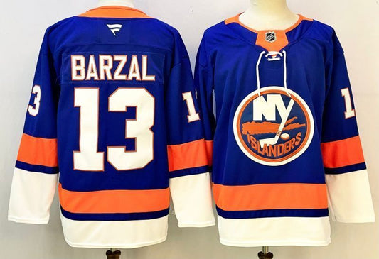 Men's New York Islanders Mathew Barzal #13 Fanatics Royal Breakaway Player Jersey