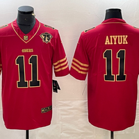 Men's San Francisco 49ers Brandon Aiyuk #11 Scarlet Player Jersey1