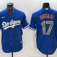 Men's Los Angeles Dodgers Shohei Ohtani Blue Replica Player Jersey1