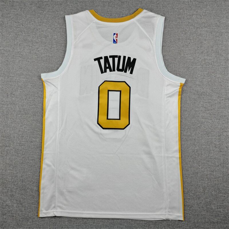 Jayson Tatum #0 Boston Celtics White 2025/26 City Edition Swingman Jersey