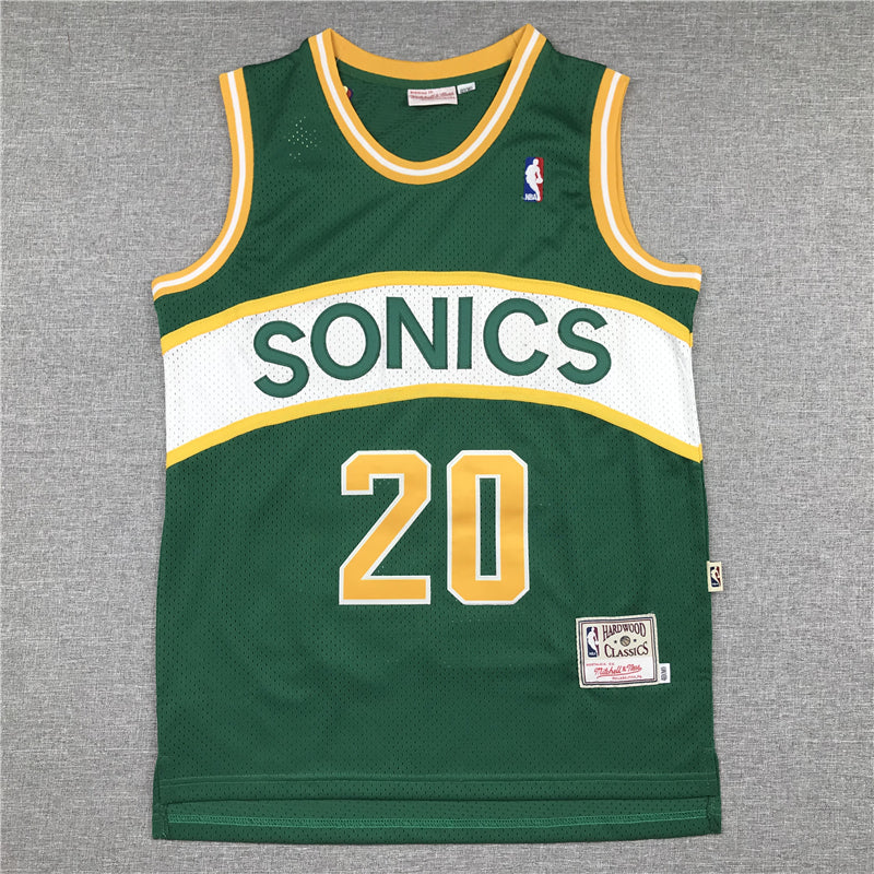 Gary Payton Seattle SuperSonics Green Hardwood Classics Swingman Jersey - JerseysFreak