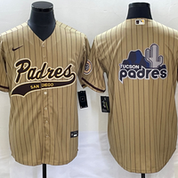 Men's San Diego Padres Tan Replica Team Jersey1 Joint Edition