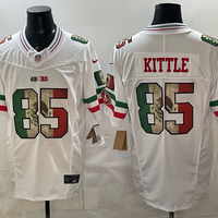 Men's San Francisco 49ers George Kittle #85 White Alternate Player Jersey
