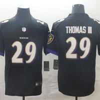 Men's Baltimore Ravens Earl Thomas III #29 Black Game Jersey1