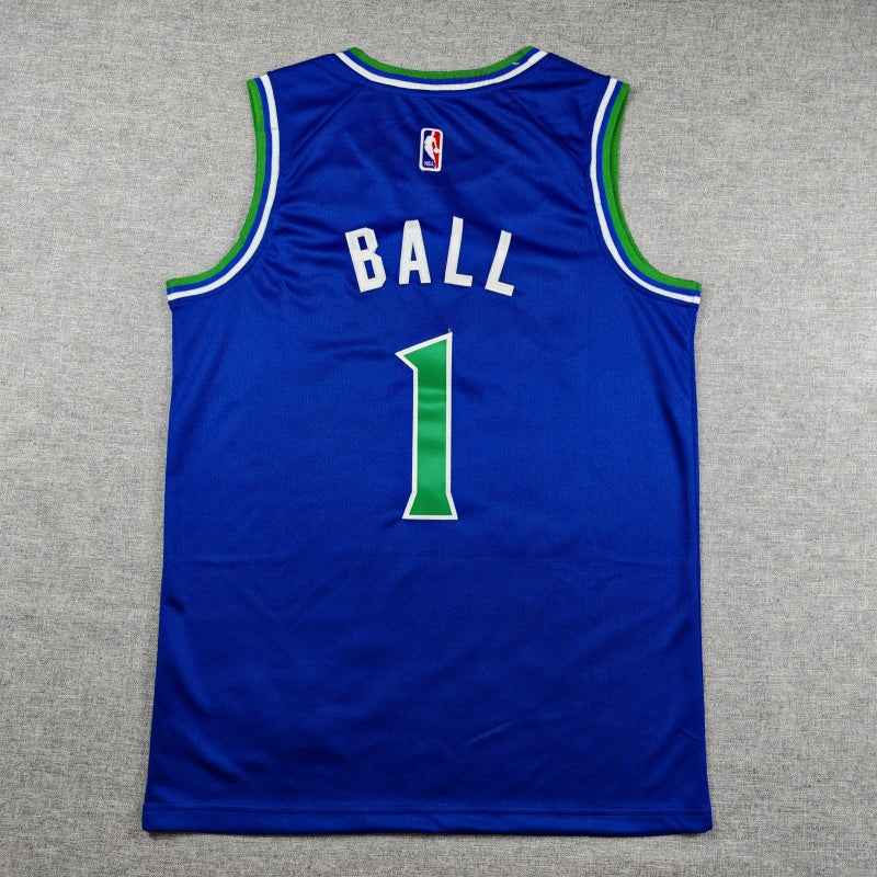 Men's Minnesota Timberwolves LaMelo Ball #1 Blue Swingman Jersey - Icon Edition