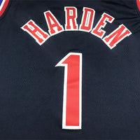Men's Philadelphia 76ers James Harden Navy 2021/22 Swingman Jersey1 City Edition