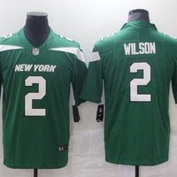 Men's New York Jets Zach Wilson #2 Gotham Green Game Jersey1