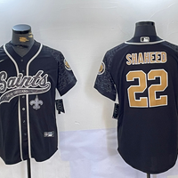Men's New Orleans Saints Rashid Shaheed #22 Black RFLCTV Limited Jersey1