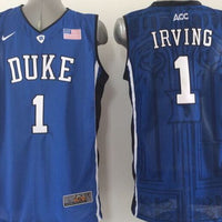 Men's Duke Blue Devils Kyrie Irving #1 Blue Player Jersey