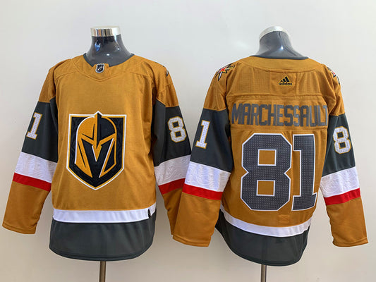 Men's Vegas Golden Knights Jonathan Marchessault #81 Gold Breakaway Player Jersey1