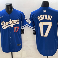 Men's Los Angeles Dodgers Shohei Ohtani #17 Royal Limited Player Jersey