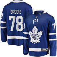 Men's Toronto Maple Leafs T.J. Brodie #78 Blue Player Game Jersey1