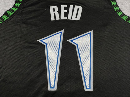 Men's Minnesota Timberwolves Naz Reid #11 Black Swingman Jersey - Classic Edition