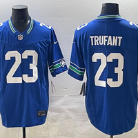 Men's Seattle Seahawks Marcus Trufant #23 Royal Alternate Game Jersey