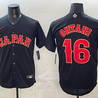 Men's Japan Baseball Shohei Ohtani #16 Black 2026 World Baseball Classic Stadium Jersey
