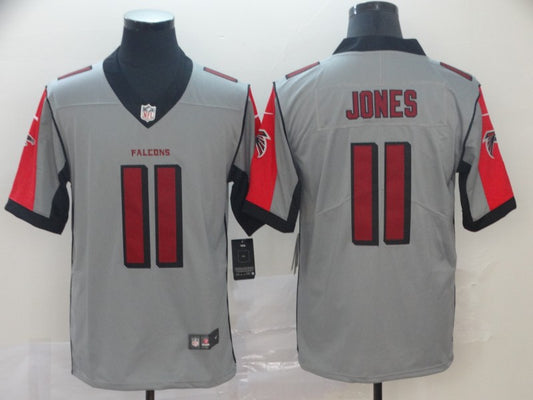 Men's Atlanta Falcons Julio Jones #11 Gray Inverted Legend Jersey1
