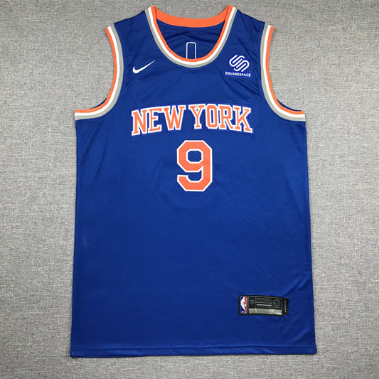 Men's New York Knicks RJ Barrett Fanatics Branded Blue Replica Fast Break Jersey1