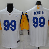 Men's Los Angeles Rams Aaron Donald #99 White Legend Jersey1