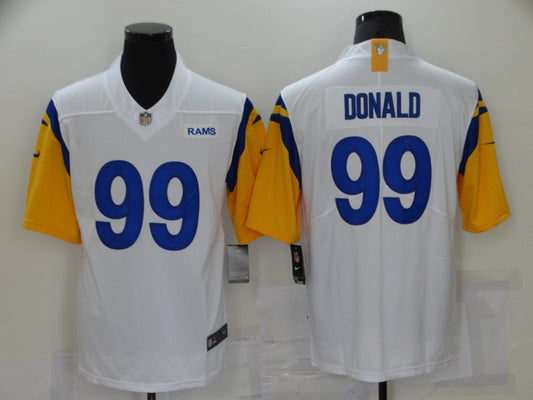 Men's Los Angeles Rams Aaron Donald #99 White Legend Jersey1