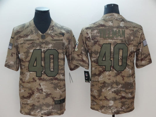 Men's Arizona Cardinals Pat Tillman #40 Camouflage Game Jersey1