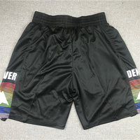 Men's Denver Nuggets Black City Edition Basketball Shorts1