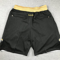 Men's New Orleans Saints Black Pocket Shorts1
