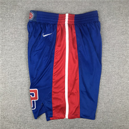 Men's Detroit Pistons Blue Pocket Shorts1