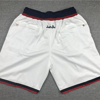 Men's Washington Wizards White Basketball Shorts1